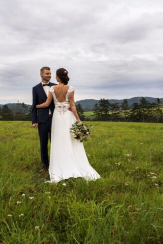 Reportážní svatební fotografie — tanec novomanželů